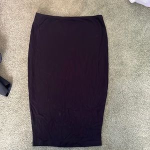 Mimu Maxi pencil skirt. Skirt leggings ( MIDI ) black